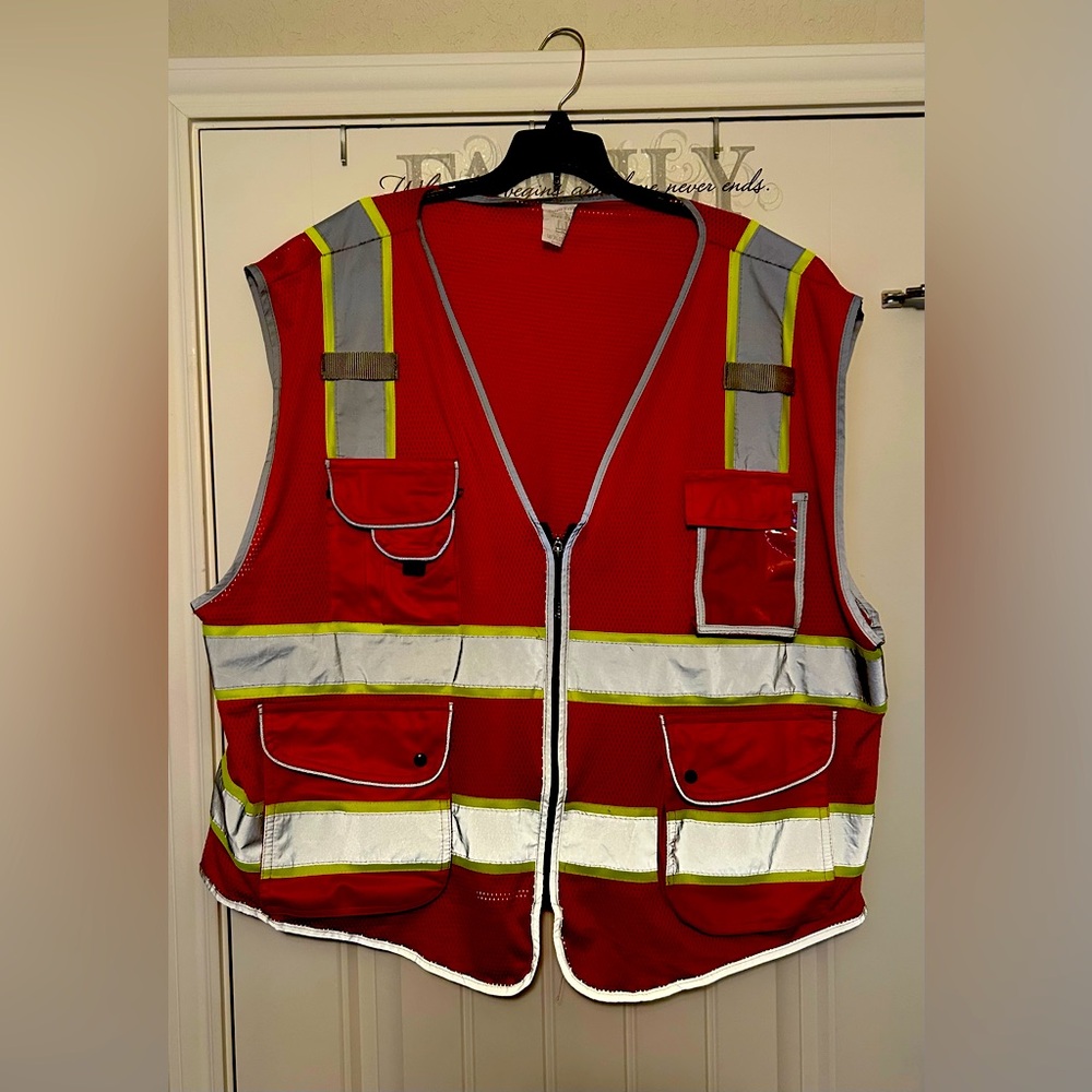 Mens Safety Vest 5X
